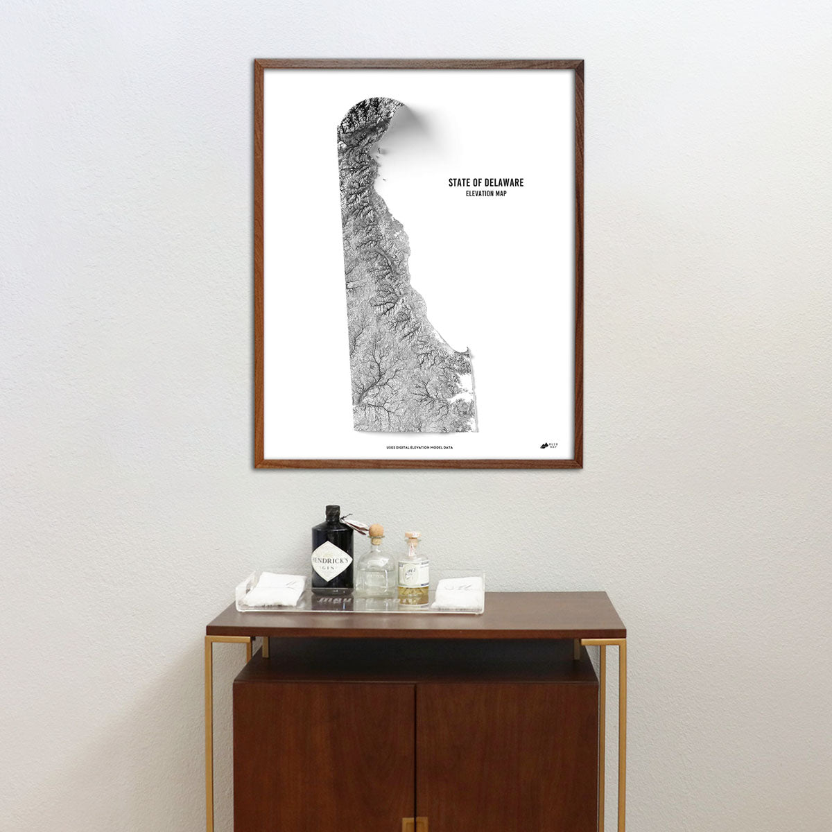Delaware Elevation Map - Muir Way - Elevation