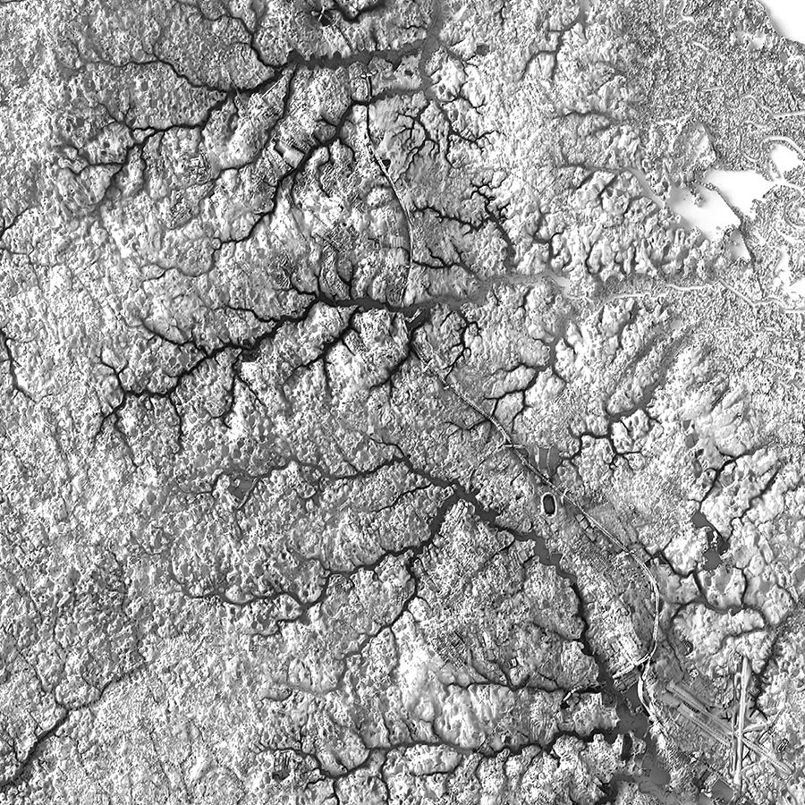 Delaware Elevation Map - Muir Way - Elevation