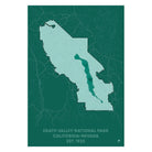 Death Valley National Park Map - Muir Way - National Park
