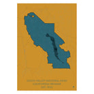 Death Valley National Park Map - Muir Way - National Park