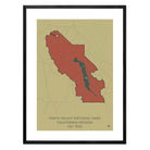 Death Valley National Park Map - Muir Way - National Park