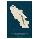 Death Valley National Park Map - Muir Way - National Park