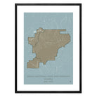 Denali National Park and Preserve Map - Muir Way - National Park