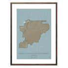 Denali National Park and Preserve Map - Muir Way - National Park