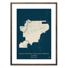 Denali National Park and Preserve Map - Muir Way - National Park