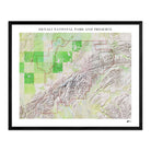 Denali Shaded Relief Map - Muir Way - Relief Series