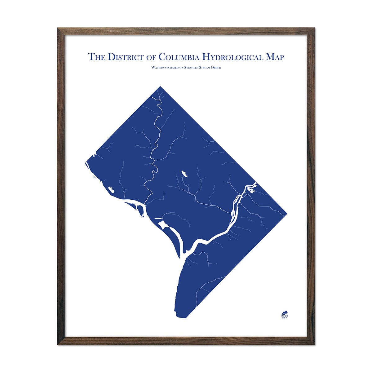 Washington D.C. Hydrological Map - Muir Way - Hydrology