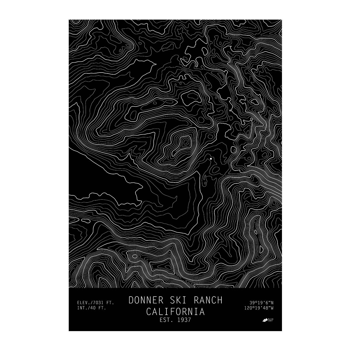 Donner, California - Muir Way - TOPO Series