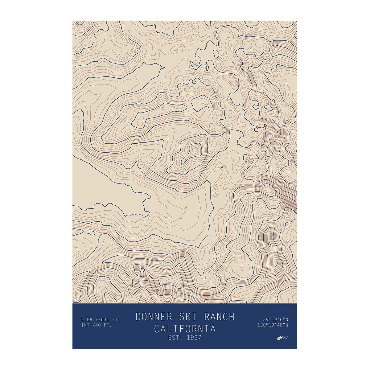 Donner, California - Muir Way - TOPO Series