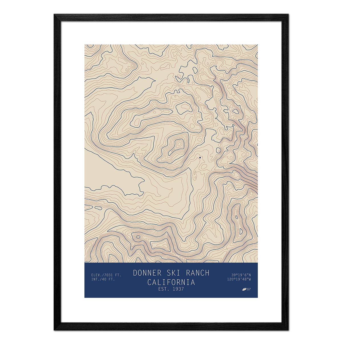 Donner, California - Muir Way - TOPO Series