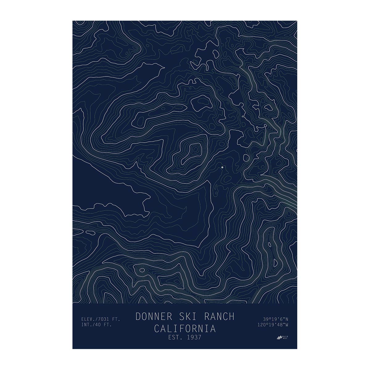 Donner, California - Muir Way - TOPO Series