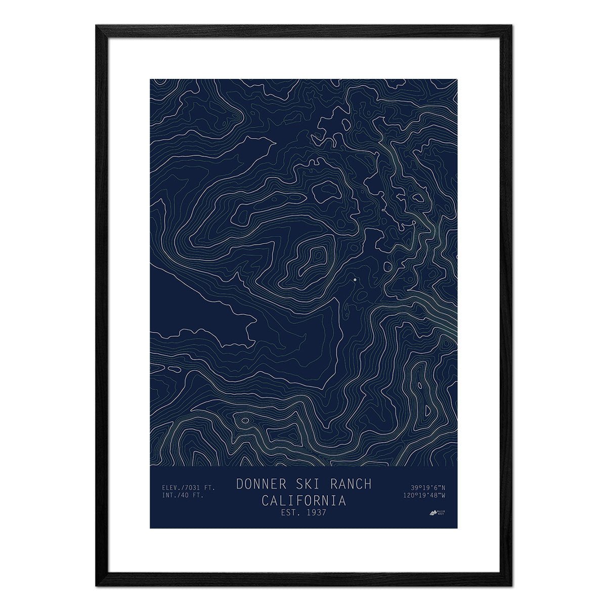 Donner, California - Muir Way - TOPO Series
