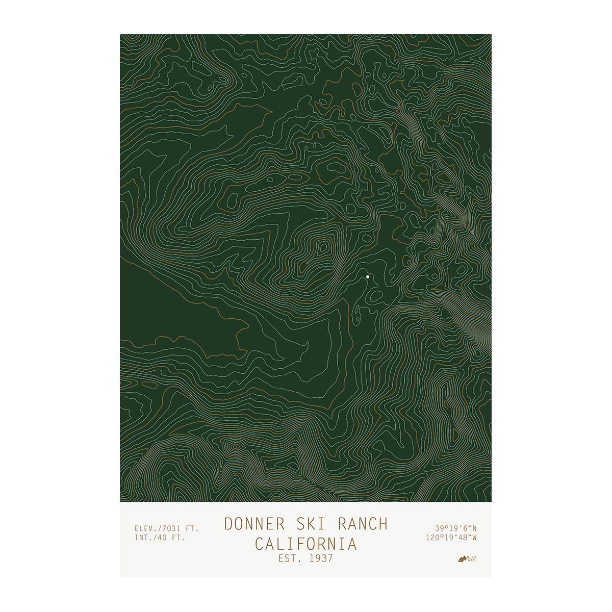 Donner, California - Muir Way - TOPO Series