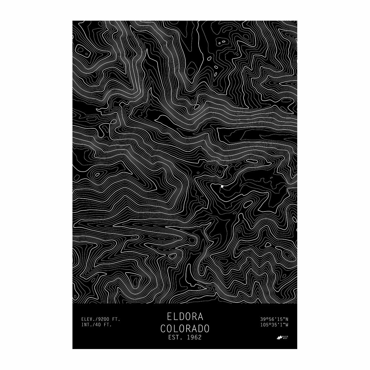 Eldora, Colorado - Muir Way - TOPO Series
