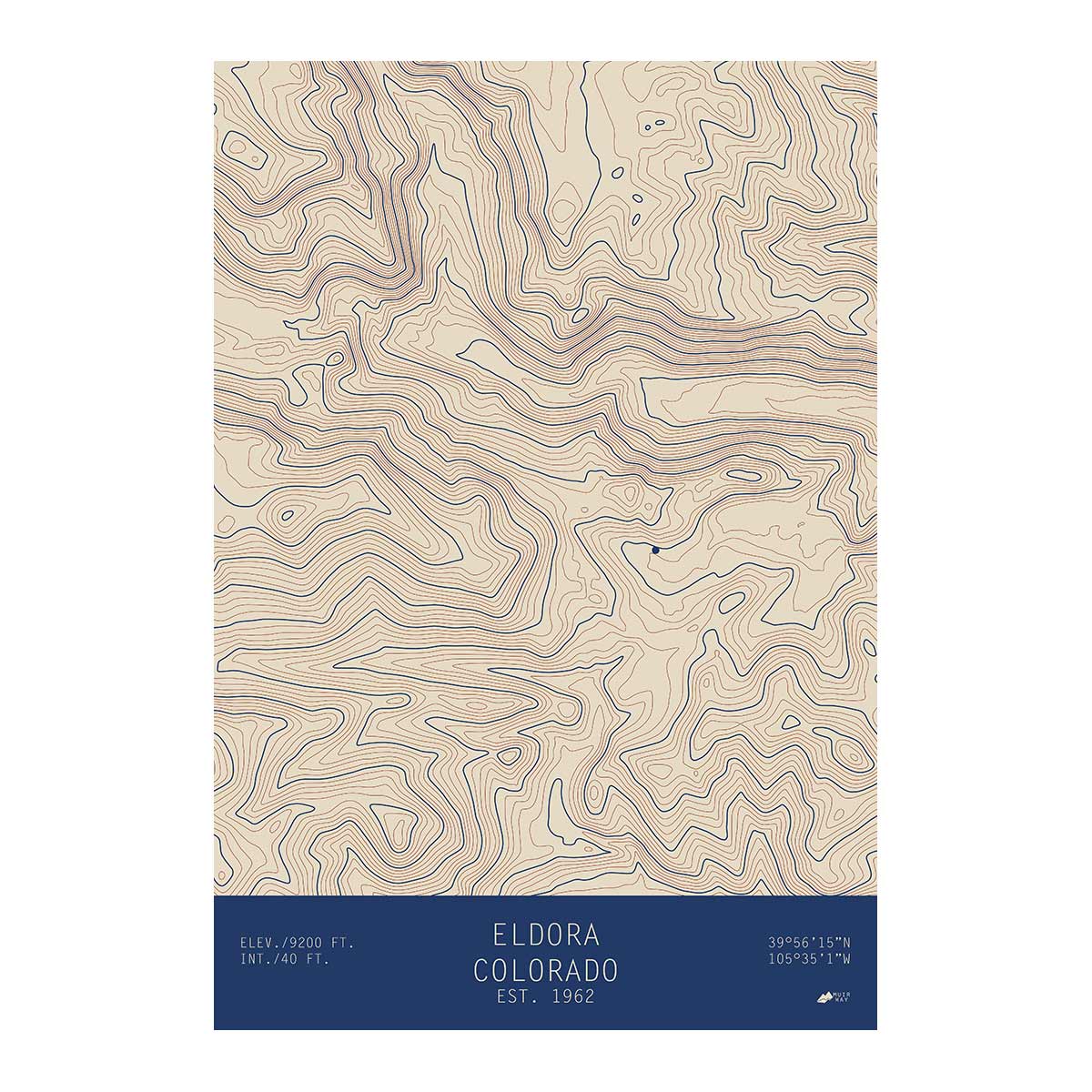 Eldora, Colorado - Muir Way - TOPO Series