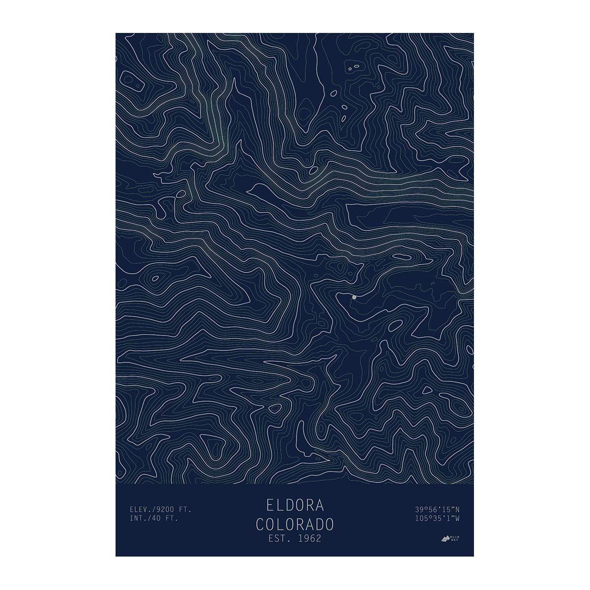 Eldora, Colorado - Muir Way - TOPO Series