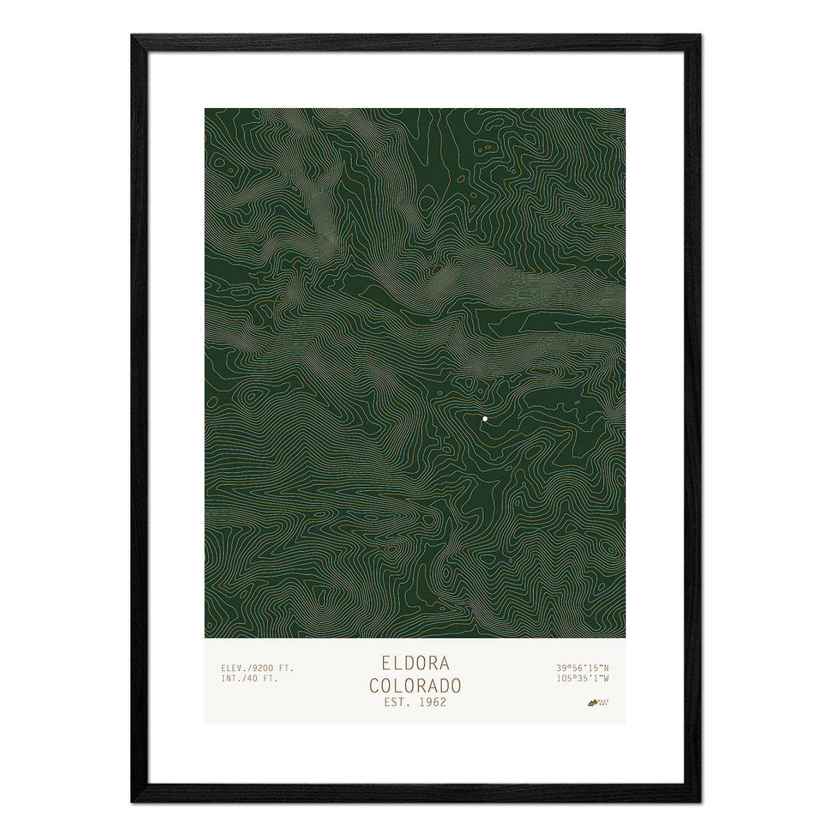Eldora, Colorado - Muir Way - TOPO Series