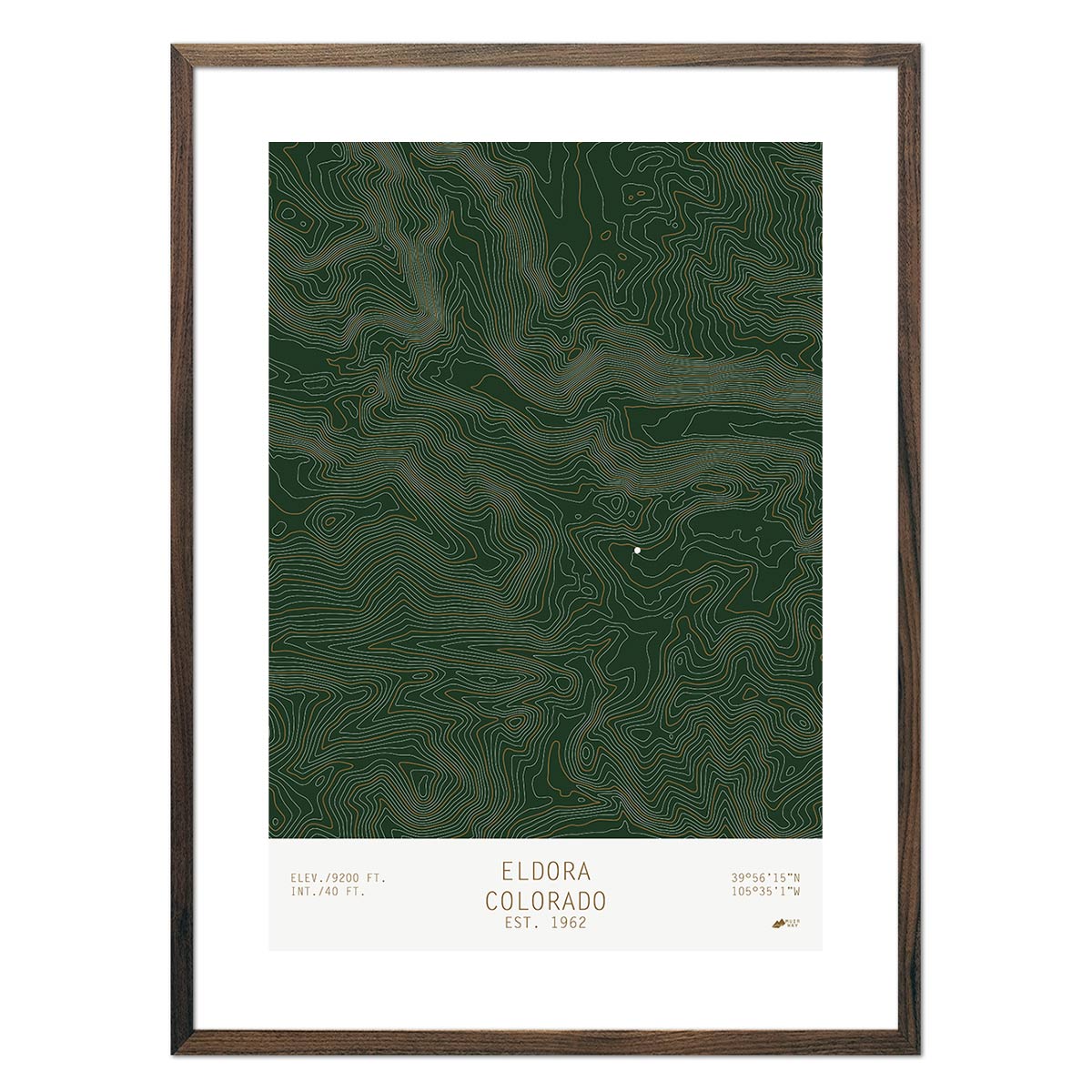 Eldora, Colorado - Muir Way - TOPO Series