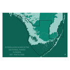 Everglades and Biscayne National Parks Map - Muir Way - National Park