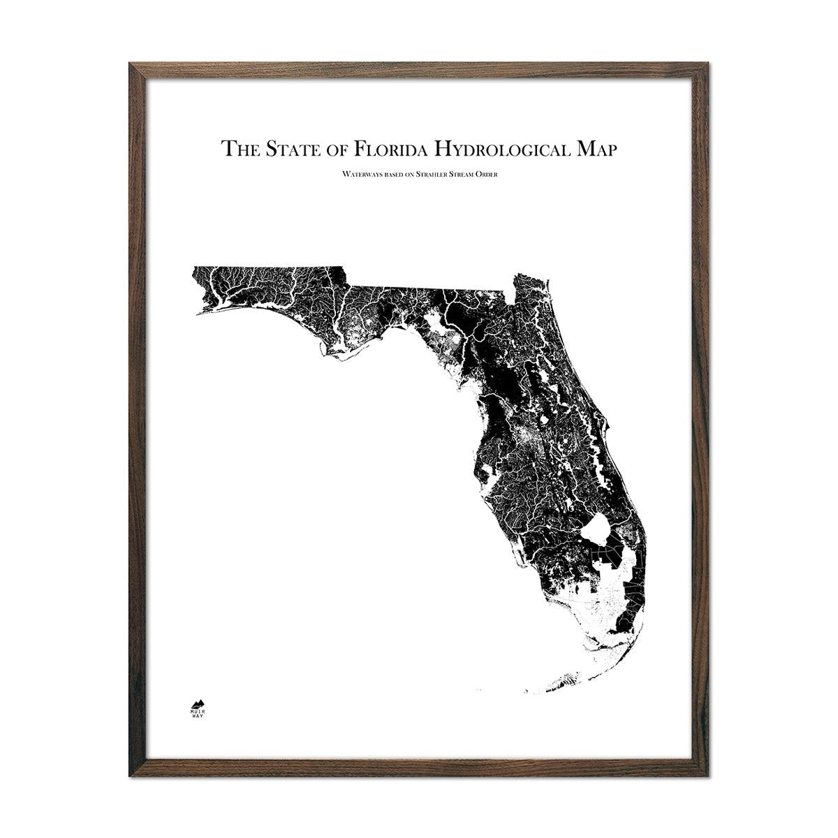 Florida Hydrological Map - Muir Way - Hydrology