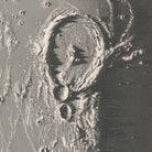 1874 Gassendi Moon Crater Print - Muir Way - Astronomy