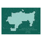 Gates of the Arctic National Park and Preserve Map - Muir Way - National Park