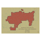 Gates of the Arctic National Park and Preserve Map - Muir Way - National Park