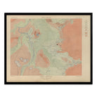 Yellowstone Geologic Map of Firehole Geyser Basin 1904 Map - Muir Way - Vintage Map