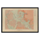 Yellowstone Geologic Map of Norris Geyser Basin 1904 Map - Muir Way - Vintage Map