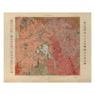 Yellowstone Geologic Map of the National Park and Forest Preserve 1904 Map - Muir Way - Vintage Map