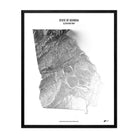 Georgia Elevation Map - Muir Way - Elevation