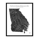 Georgia Hydrological Map - Muir Way - Hydrology