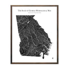 Georgia Hydrological Map - Muir Way - Hydrology