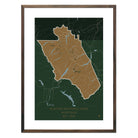 Glacier National Park Map - Muir Way - National Park