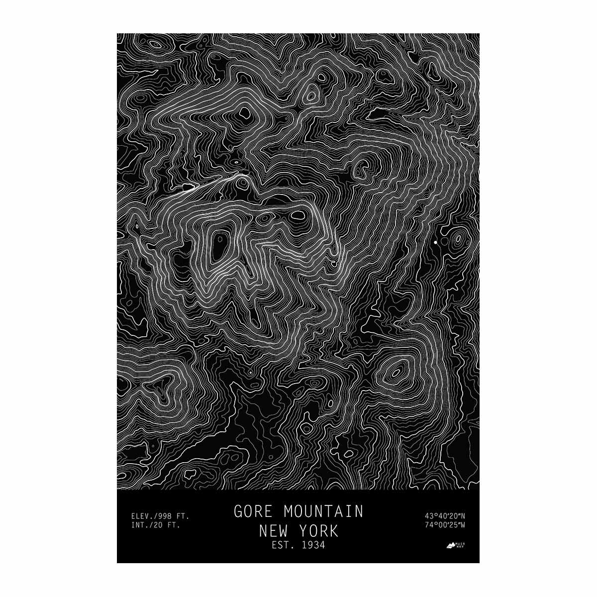 Gore, New York - Muir Way - TOPO Series
