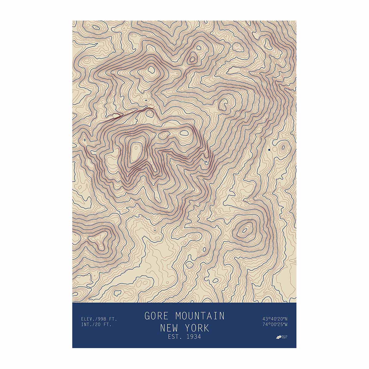 Gore, New York - Muir Way - TOPO Series