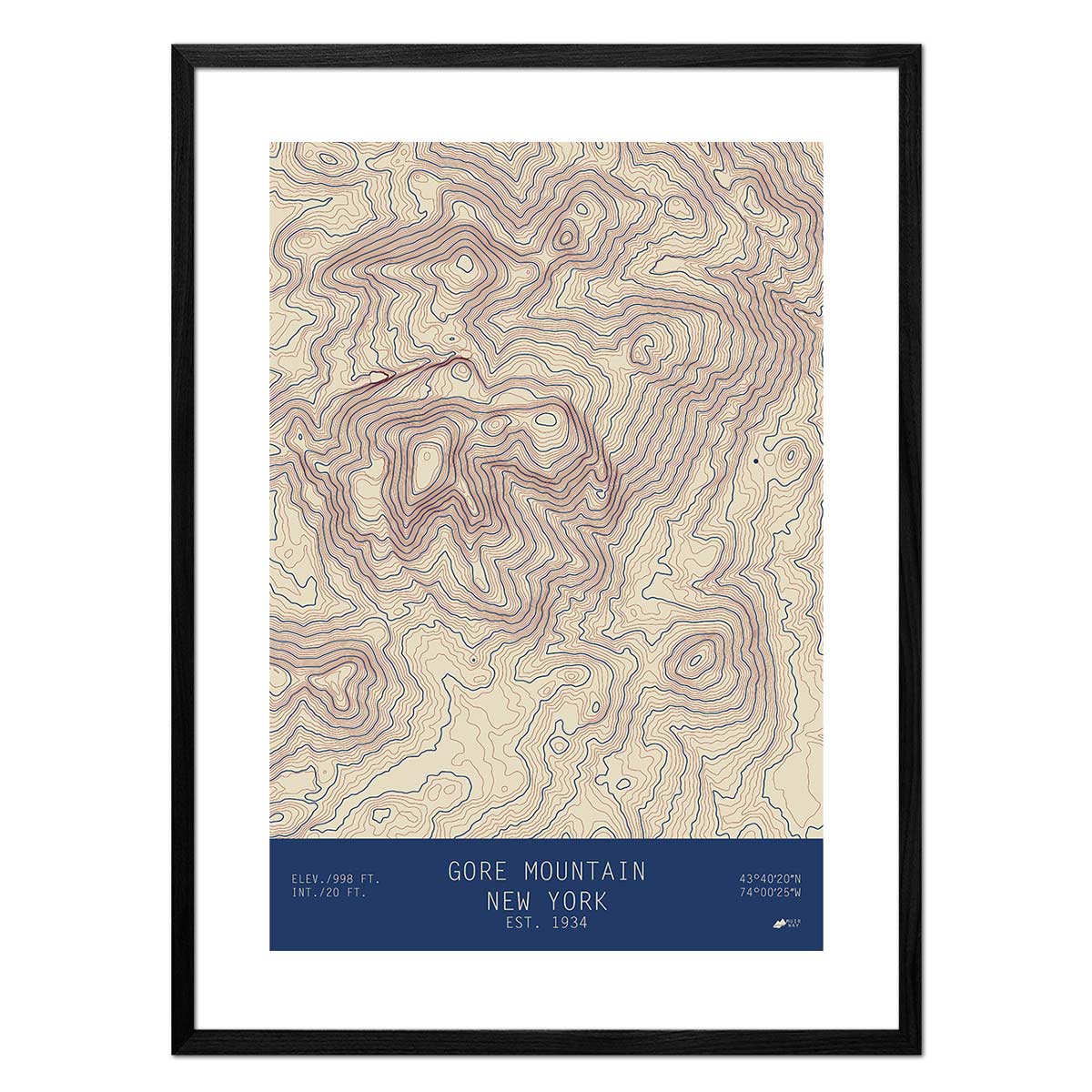 Gore, New York - Muir Way - TOPO Series