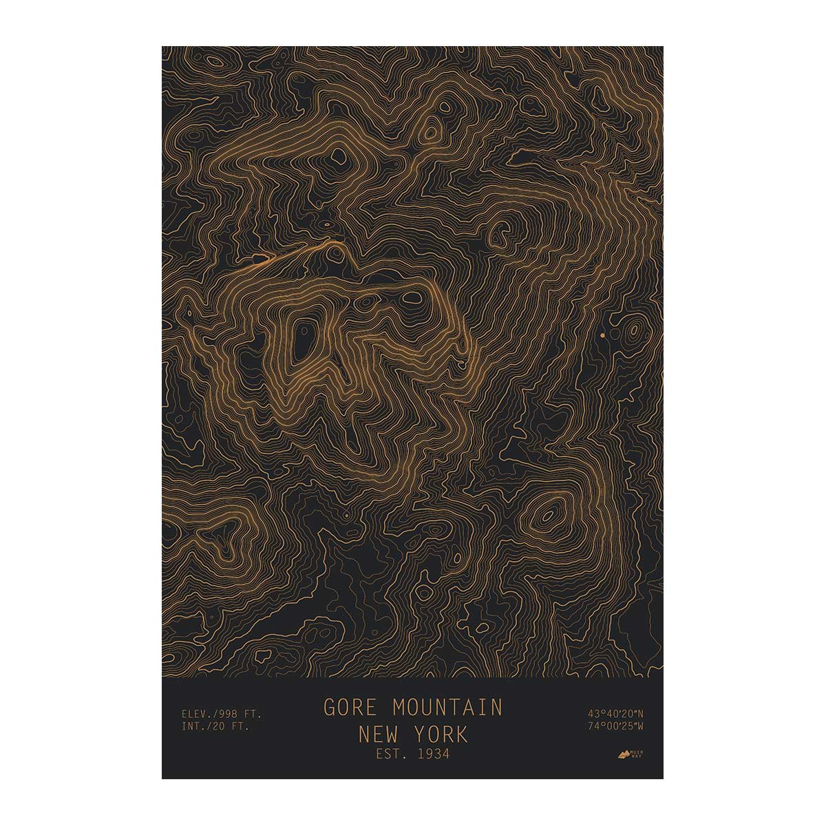 Gore, New York - Muir Way - TOPO Series