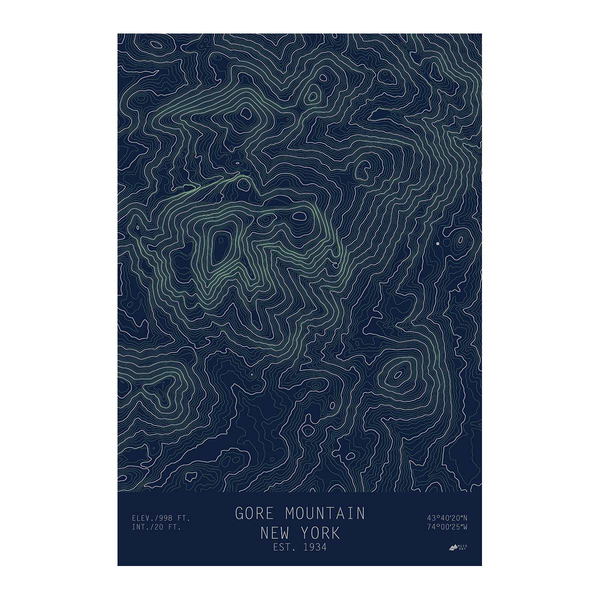 Gore, New York - Muir Way - TOPO Series