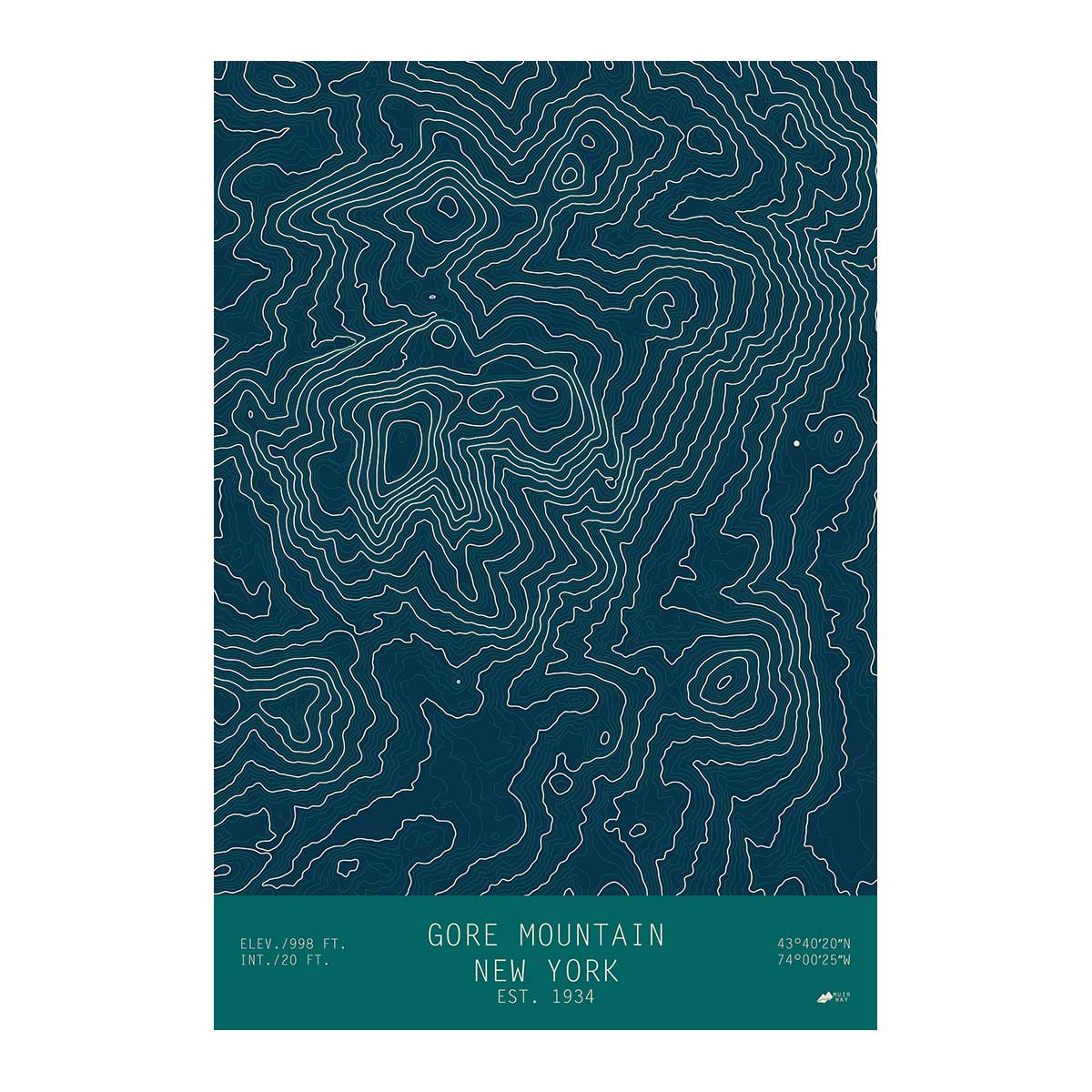 Gore, New York - Muir Way - TOPO Series