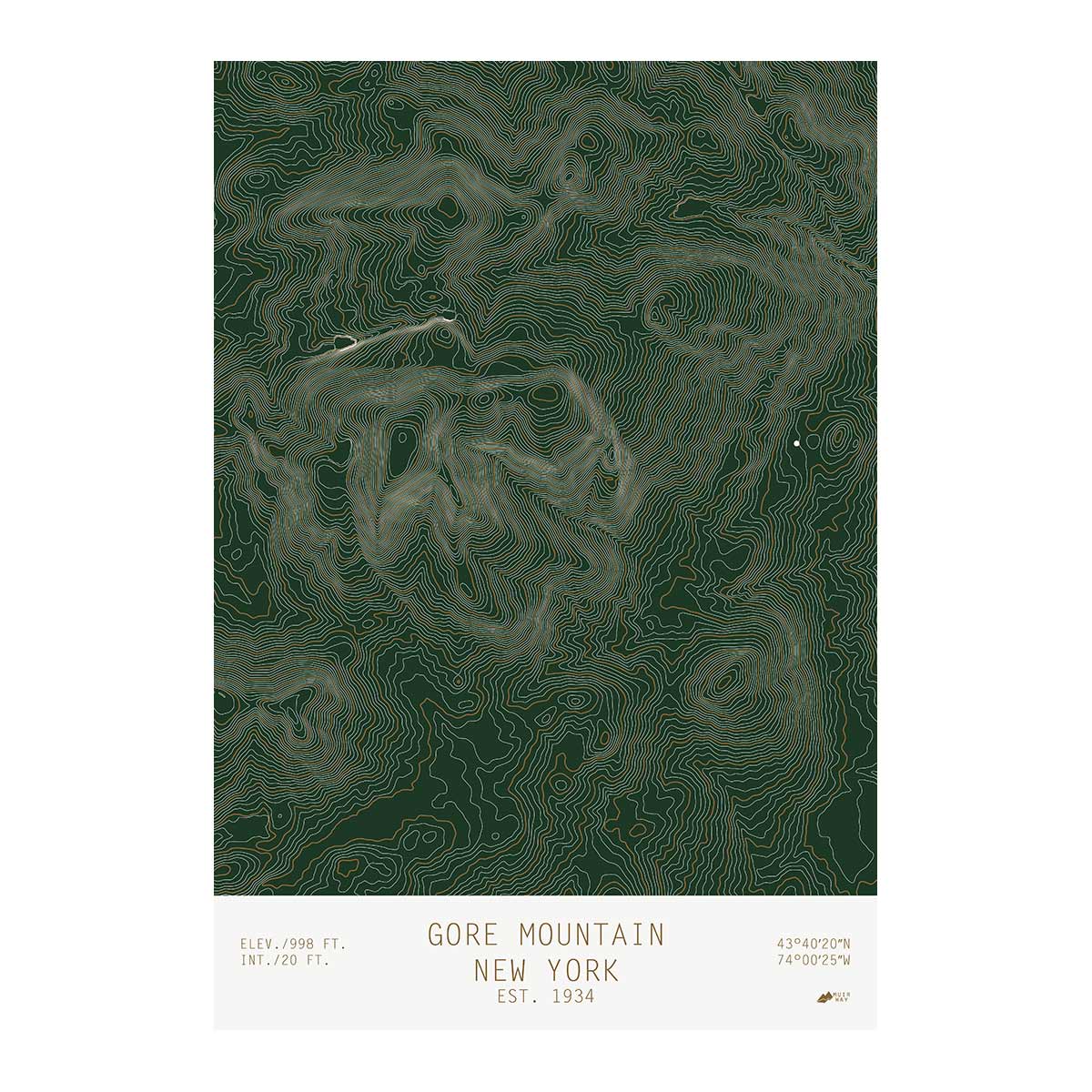 Gore, New York - Muir Way - TOPO Series