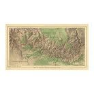 Grand Canyon National Park 1926 Map - Muir Way - Vintage Map