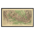 Grand Canyon National Park 1926 Map - Muir Way - Vintage Map