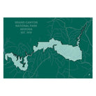 Grand Canyon National Park Map - Muir Way - National Park