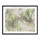 Grand Canyon Shaded Relief Map - Muir Way - Relief Series