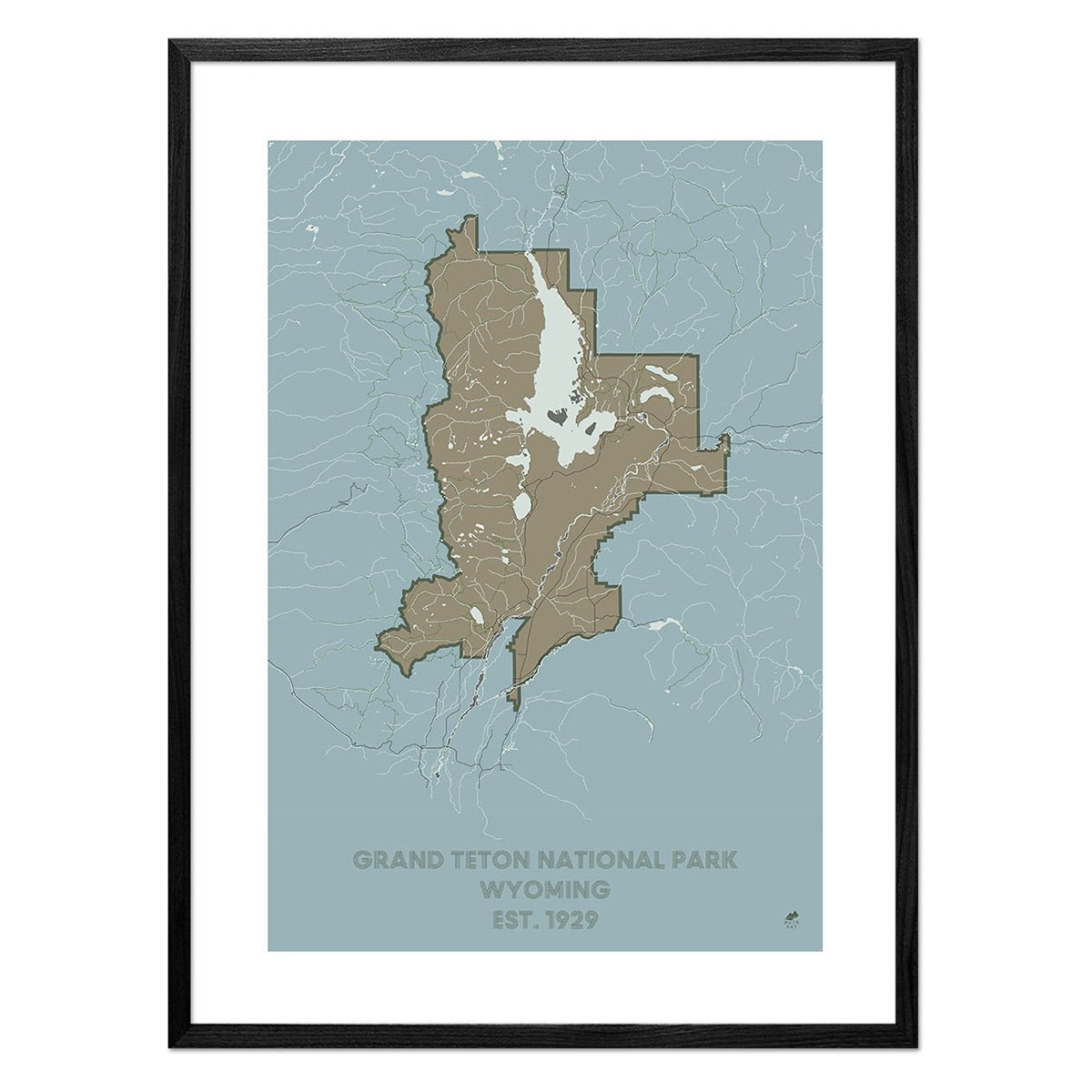 Grand Teton National Park Map - Muir Way - National Park