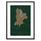 Grand Teton National Park Map - Muir Way - National Park