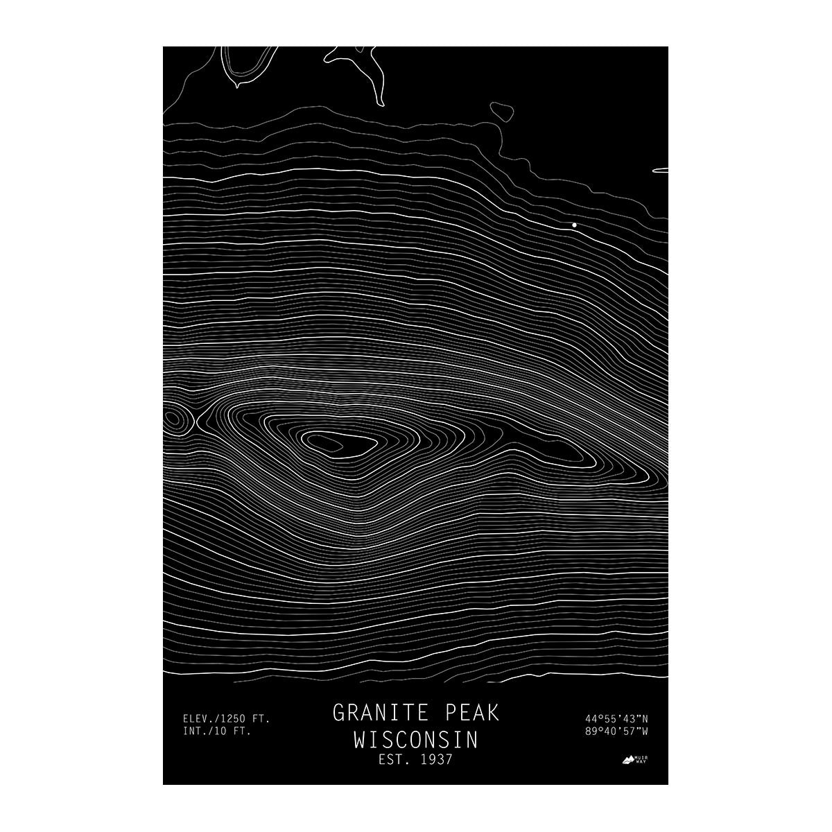 Granite Peak, Wisconsin - Muir Way - TOPO Series