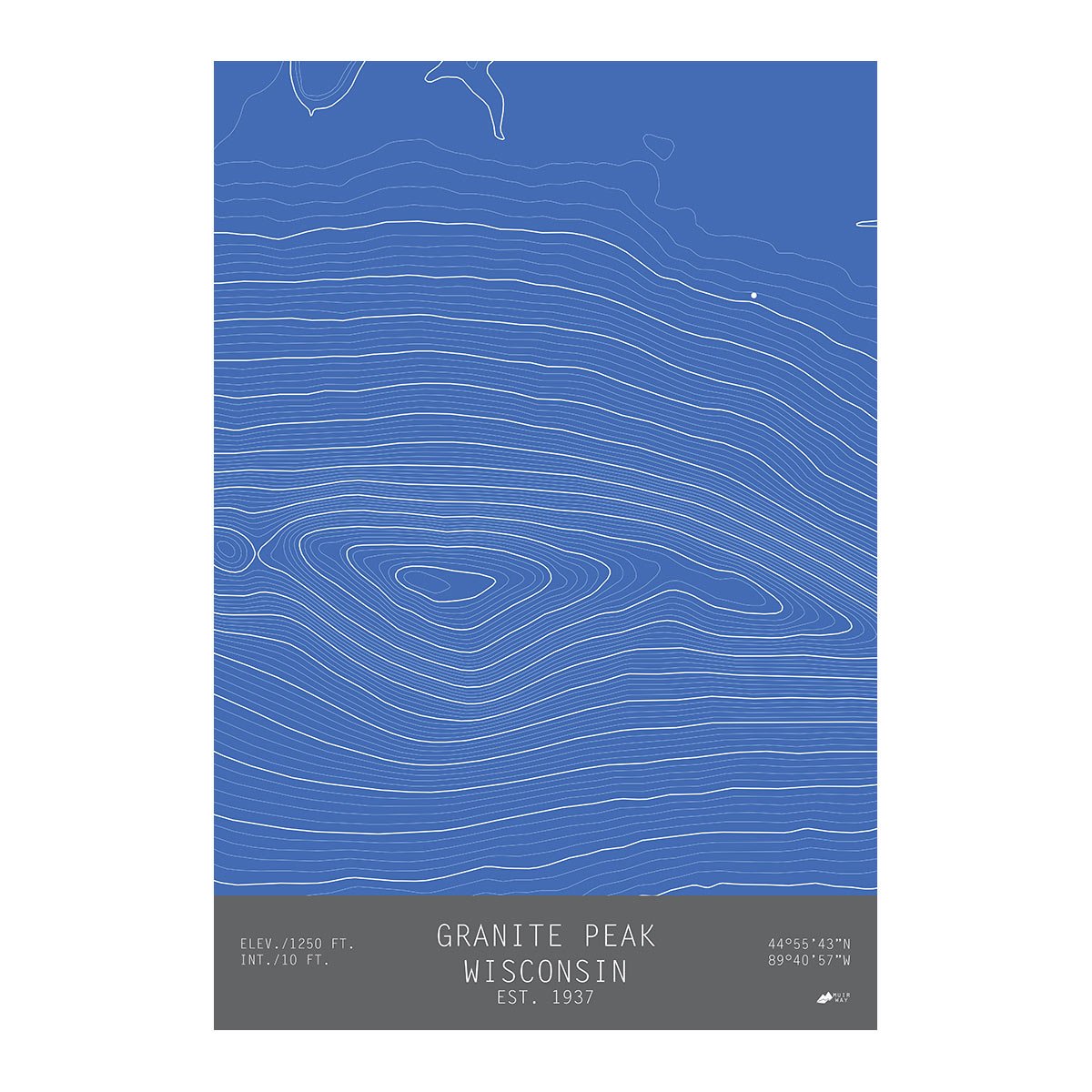 Granite Peak, Wisconsin - Muir Way - TOPO Series