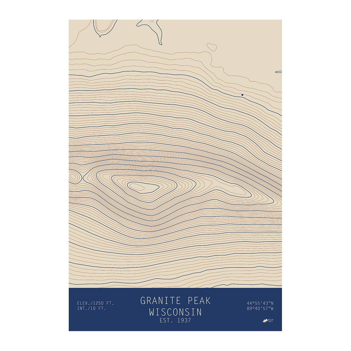 Granite Peak, Wisconsin - Muir Way - TOPO Series